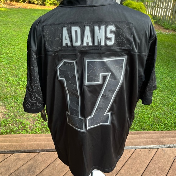 NEW Green Bay Packers Adams Jersey #17 XXL Black Sewn Nike NWT MSRP=$185 Reflect - Picture 4 of 6